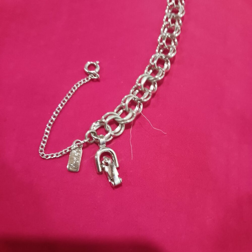 Monet Silver Tone Bracelet